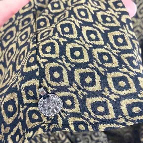 Maison Scotch Soda Silky Feel Printed Summer Dress‎ Size XS Brown Animal Boho - Picture 6 of 8